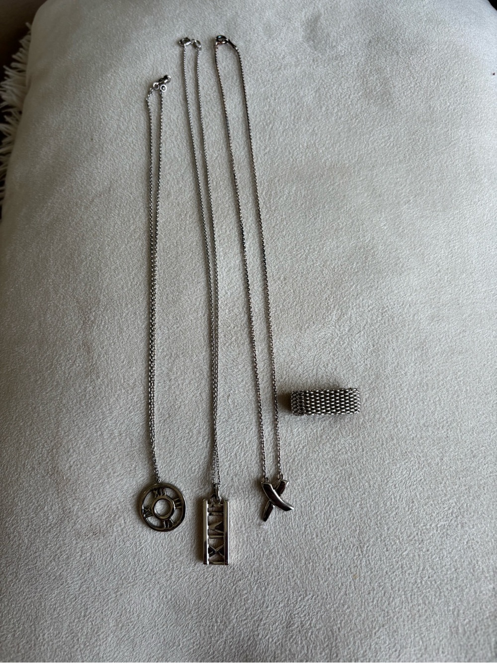 Tiffany-Like Necklaces and Ring